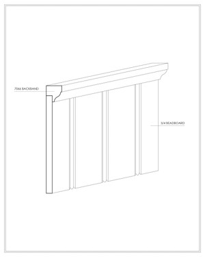 Wainscot and Wall Paneling Example 1